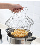 Foldable Deep Frying Basket