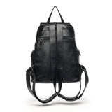 Casual Soft Leather Travel Backpack