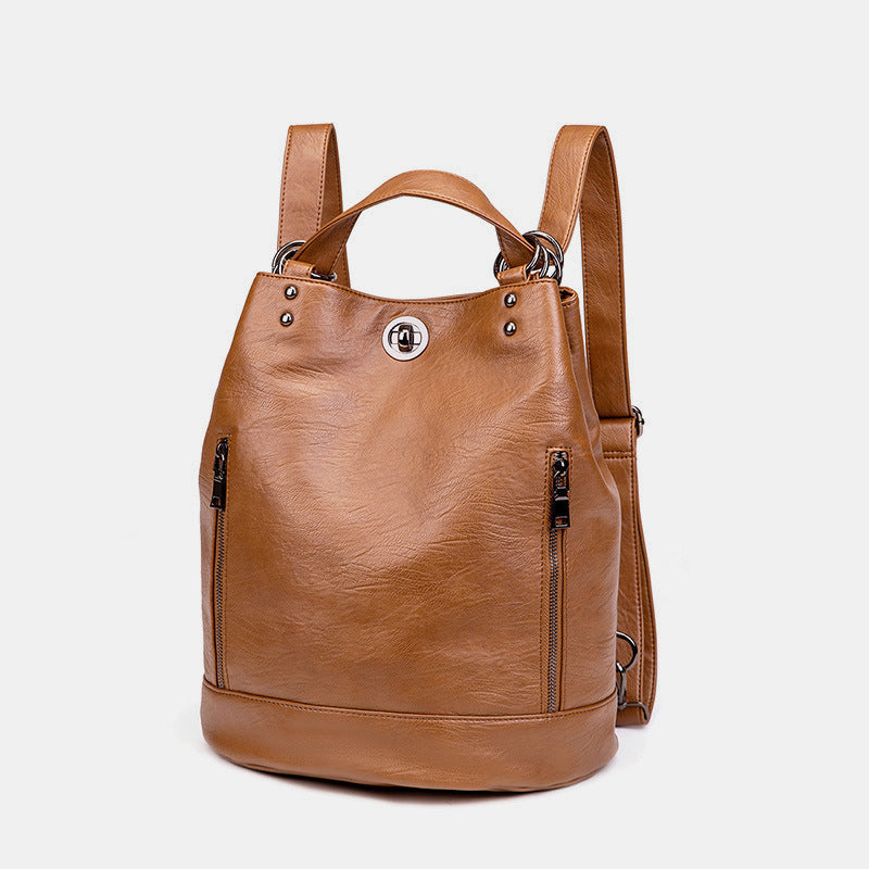 Vintage Ladies Genuine Leather Backpacks With Laptop Compartment Purse –  igemstonejewelry