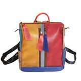 Ethnic Style Genuine Leather Backpack