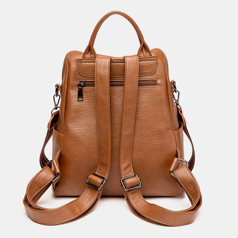 Leather Backpack Purse Multipurpose Women's Bag