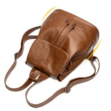 Vintage Leather Casual Backpack