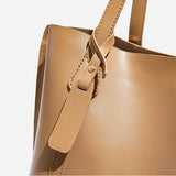 Multi-Layer Leather Tote Women's Bag