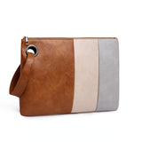 Contrast Color Handbags Clutch Bag Mobile Phone Bag