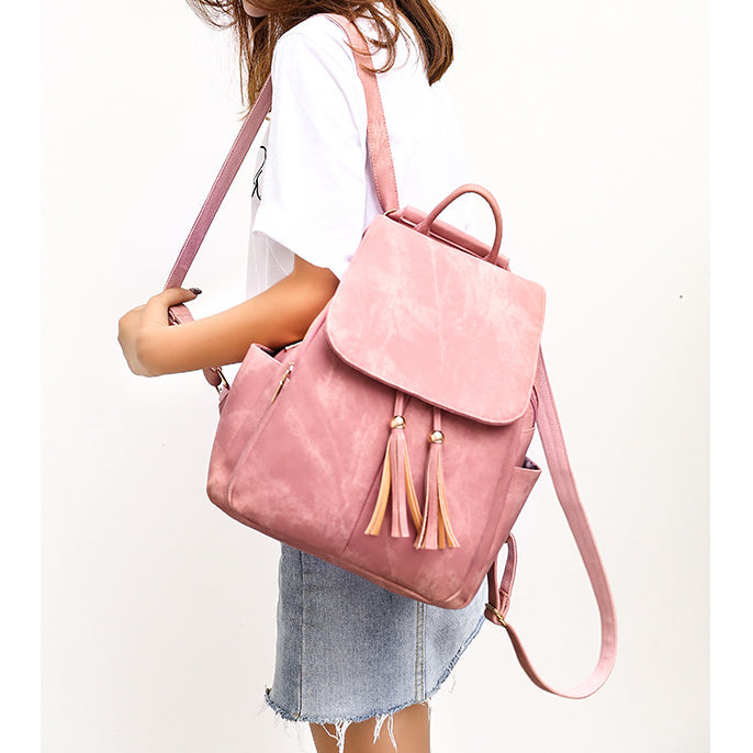 Nylon Women Backpacks With Card Bag