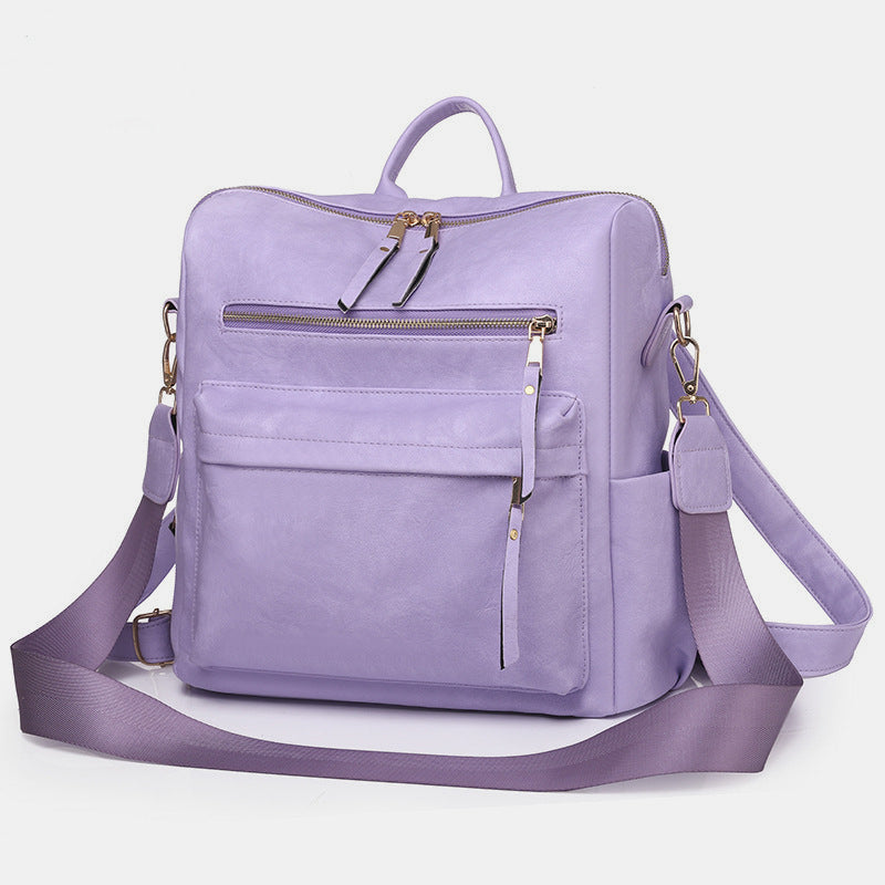 Amazon.com | Barsine Girl Mini Backpack Set Cute Leather Small Backpack for  Teen Girls Bookbag Purse, Purple | Kids' Backpacks