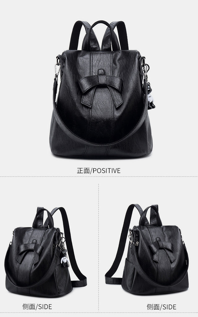 Bowtie Backpack Purse Travel Bag