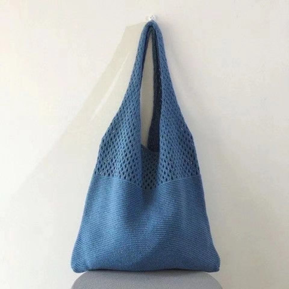 Knitted HandBag Hobo Bag Casual Tote Bag
