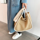 Portable Straw Woven Bag