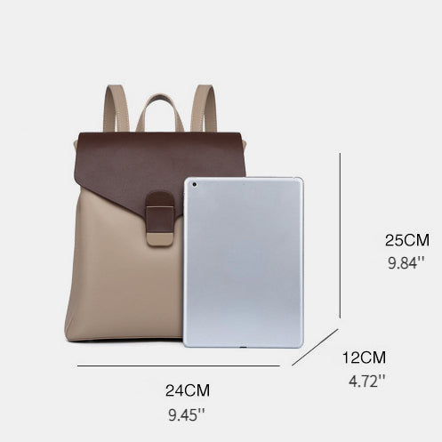 High Class Real Leather Backpack Purse
