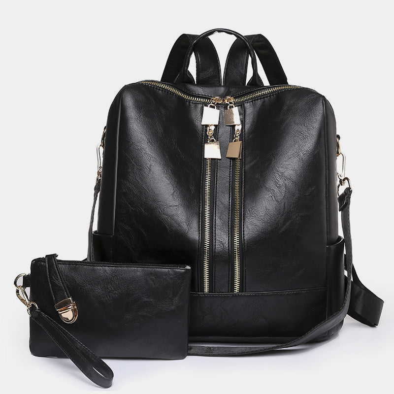 Fashion Women Backpack With Card Bag