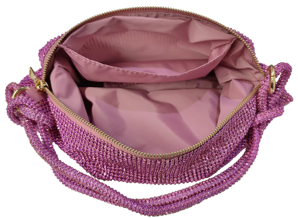 Chic Evening Handbag Shiny Hobo Bag