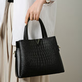 Crocodile Pattern Handbag Shoulder Bag